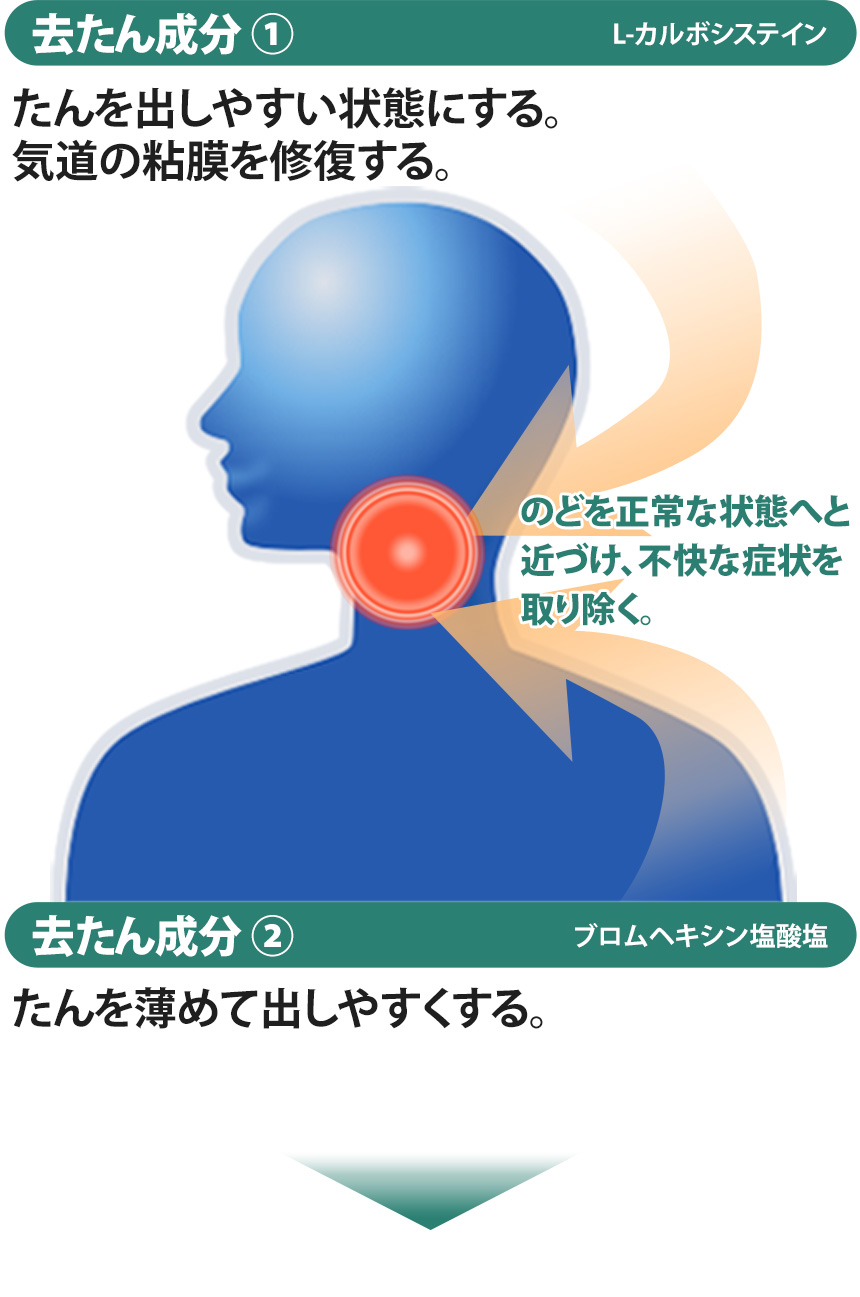 去たん と せき止め の違いは クールワン キョーリン製薬